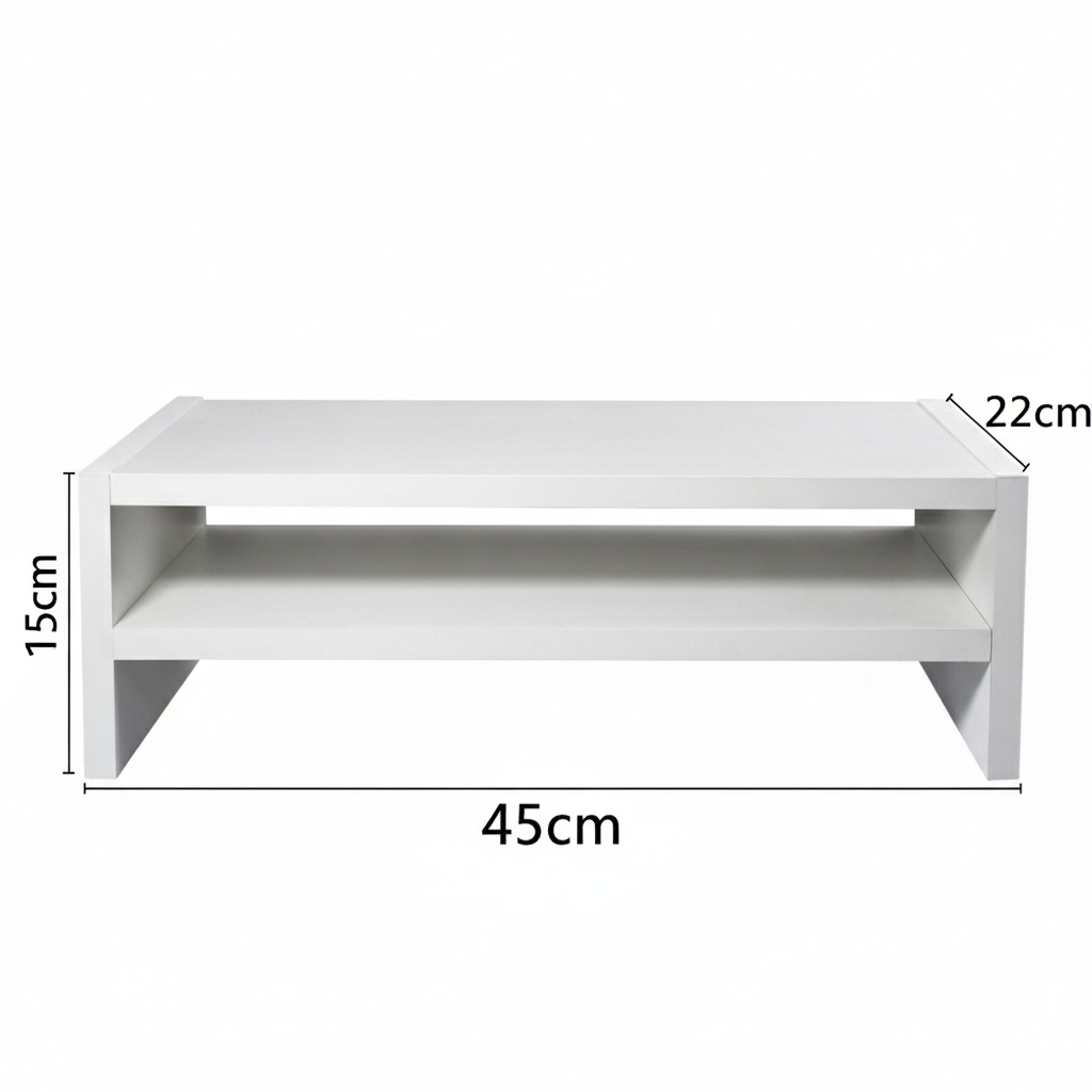 Suporte Monitor 45cm Ergonômico Escritório Gamer Apoio MDF