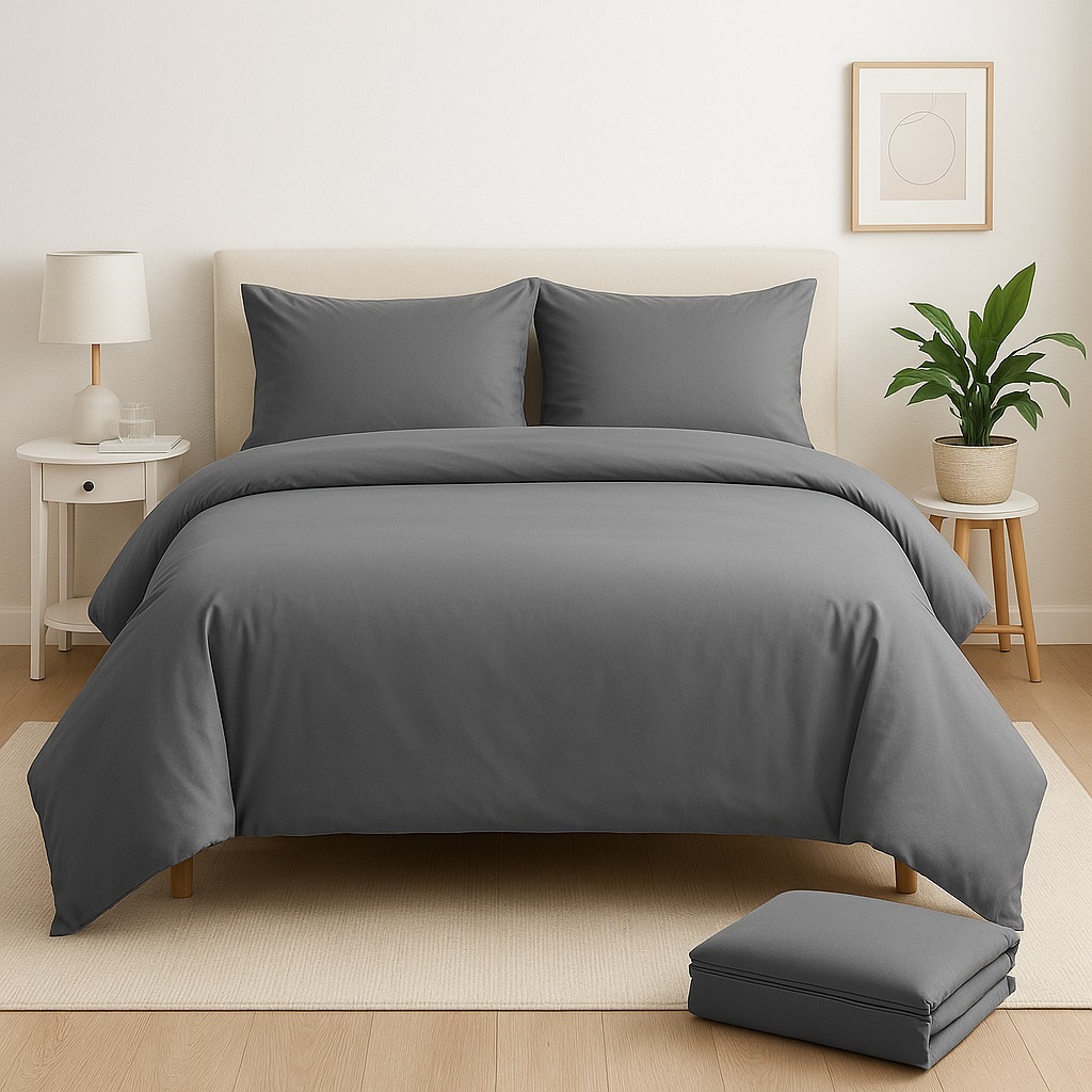Duvet Capa Protetora Edredom Frio Inverno Fofinho Grande Queen 400 Fios Toque de Seda