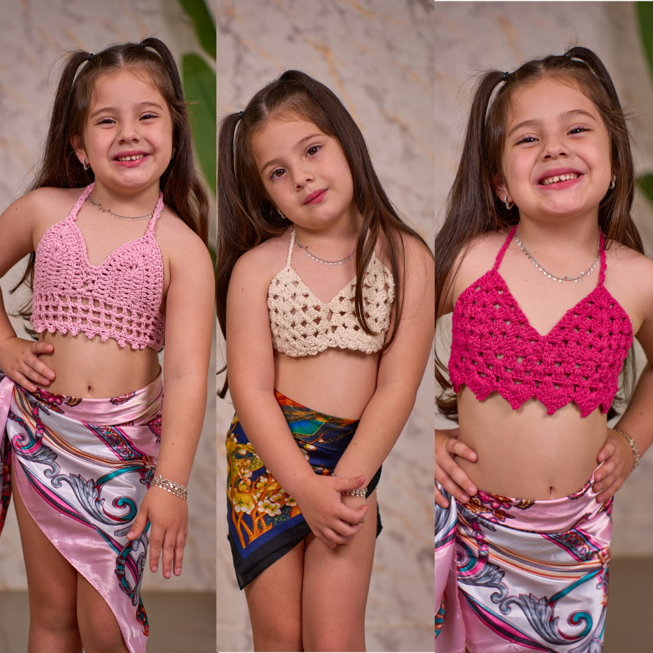 Cropped Crochê Infantil: Onde Comprar | BuscaProdutos
