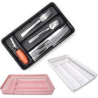 Porta Talher Organizador de Gaveta 4 Divisórias p/ Cozinha
