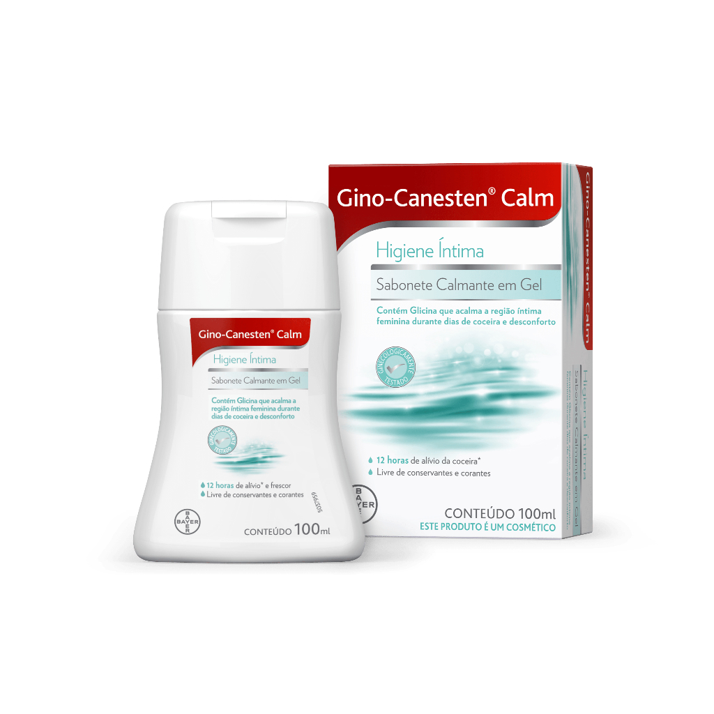 Sabonete Íntimo em Gel Gino-Canesten Calm com 100ml