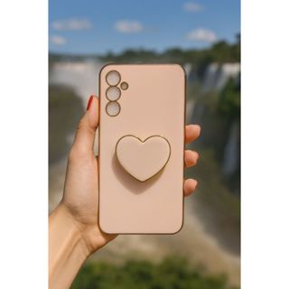 Kelly Capas - Capinha com Suporte Coração Samsung A14,A54,A05,A15,A25,A35,A55,A06,A16,A26,A36,A56 em Oferta na Shopee