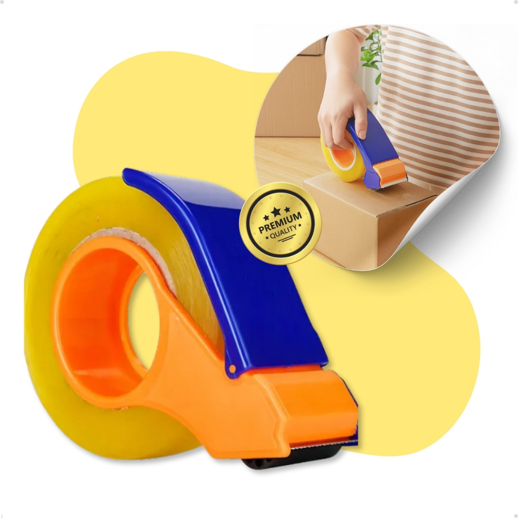 Suporte Aplicador Para Fita Adesiva  Durex Larga Caixa 50mm até 500 metros Dispenser em Oferta na Shopee