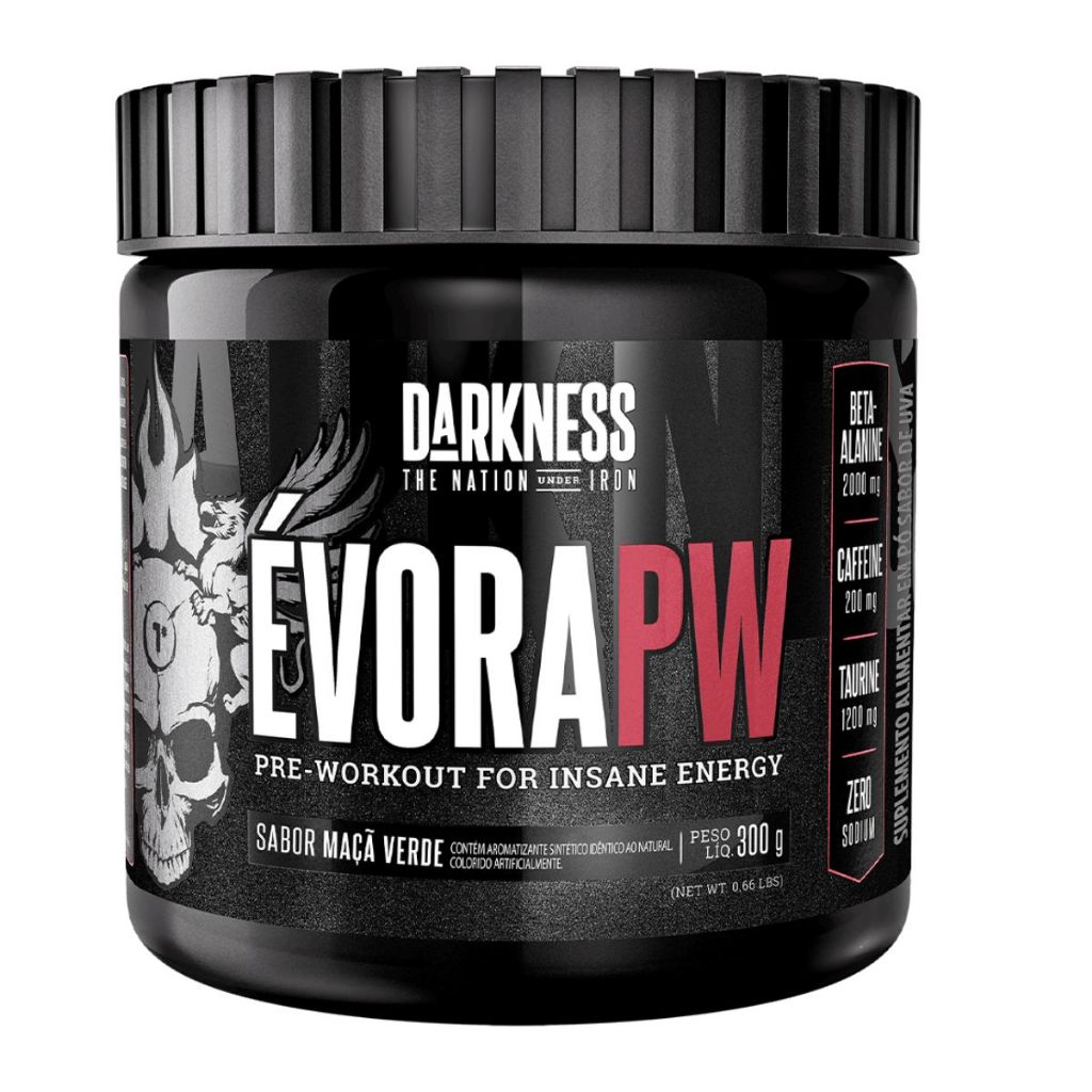 Pré Treino Évora PW Darkness Maça Verde 300g Integralmédica