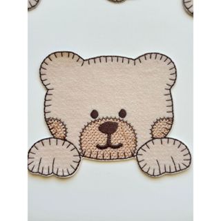 Aplique termocolante para roupas e tecidos -  Urso com Patinhas 8,5x11,5cm | 1 Unidade em Oferta na Shopee
