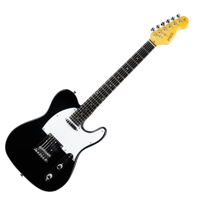 Guitarra PHX Telecaster Special TL-1 ALV BK Corpo em Alder, Braço Maple, Cor Preta