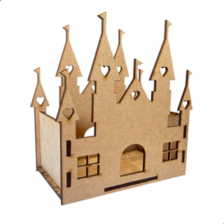 Kit 10 Centro de Mesa Castelo Princesa MDF Cru Cachepô Festa Infantil Lembrancinha Aniversário em Oferta na Shopee