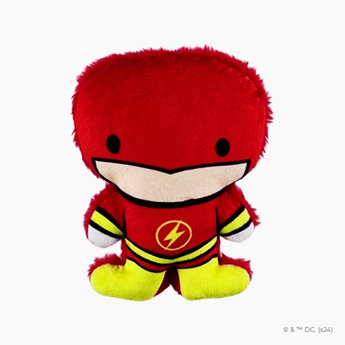 Brinquedo Pelúcia The Flash DC para Cães - Liga da Justiça - Petiko | Pelúcia com Apito Oficial DC para Cachorro