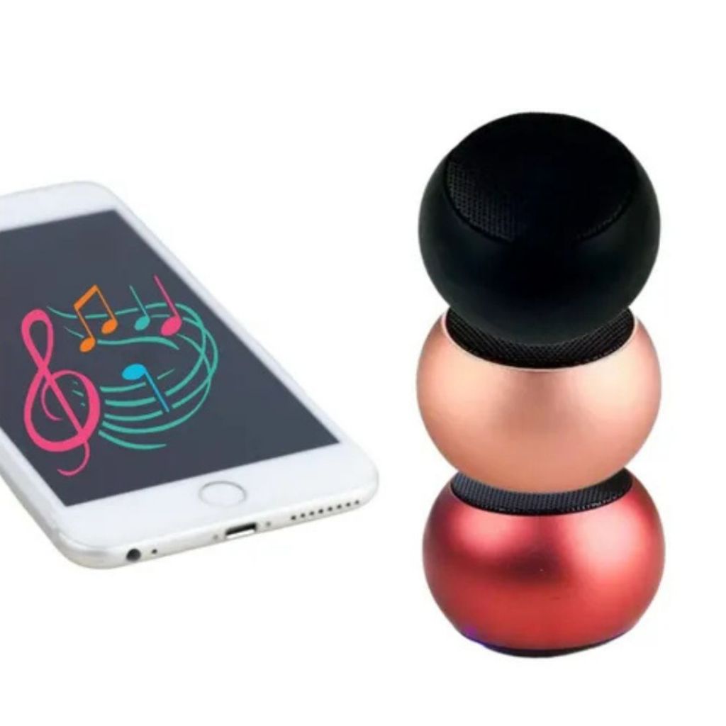 Mini Speaker Bluetooth Mini Caixa de Som Bluetooth Metal