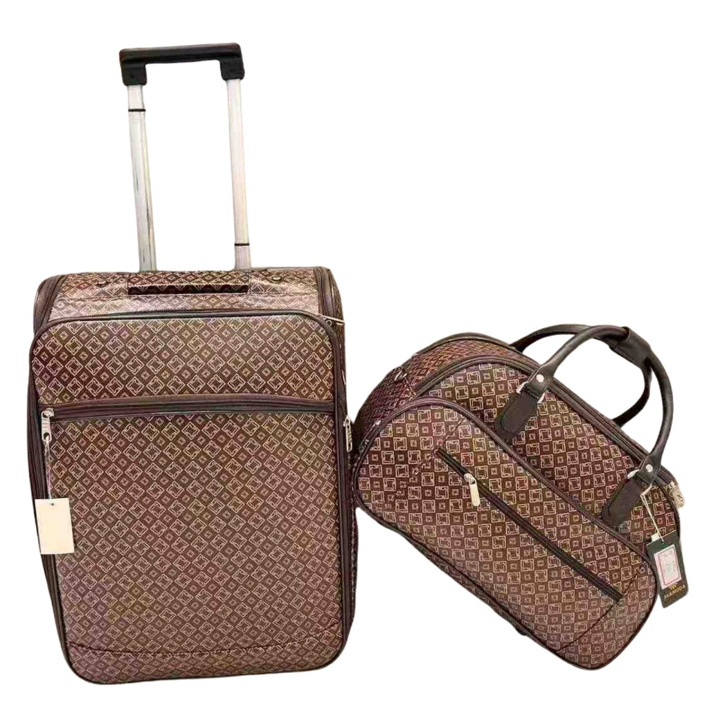 Kit Mala Viagem 10 Kg Bordo Avião 2 rodinhas + Mala Frasqueira De Mão