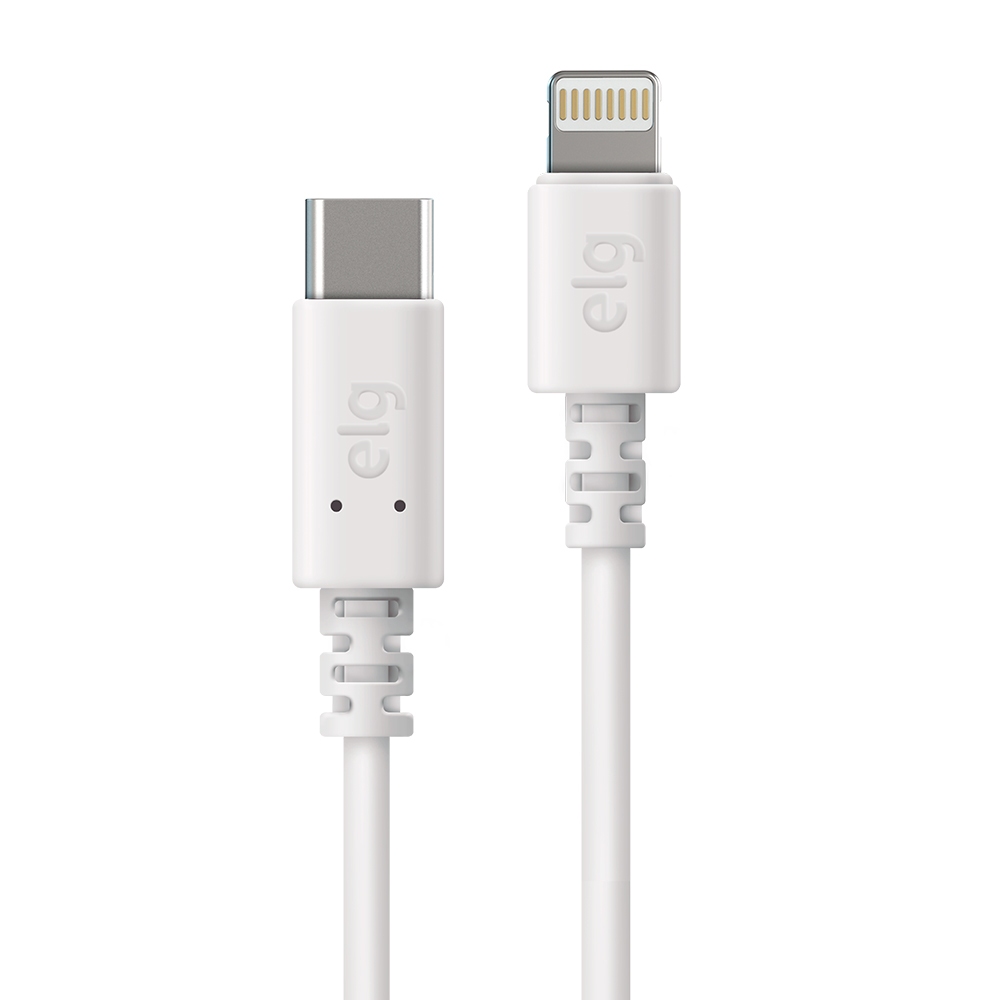 Cabo USB Tipo-C para Lightning, Sincronização e Carga Rápida 15W 3A, 2 metros, TCL20, ELG