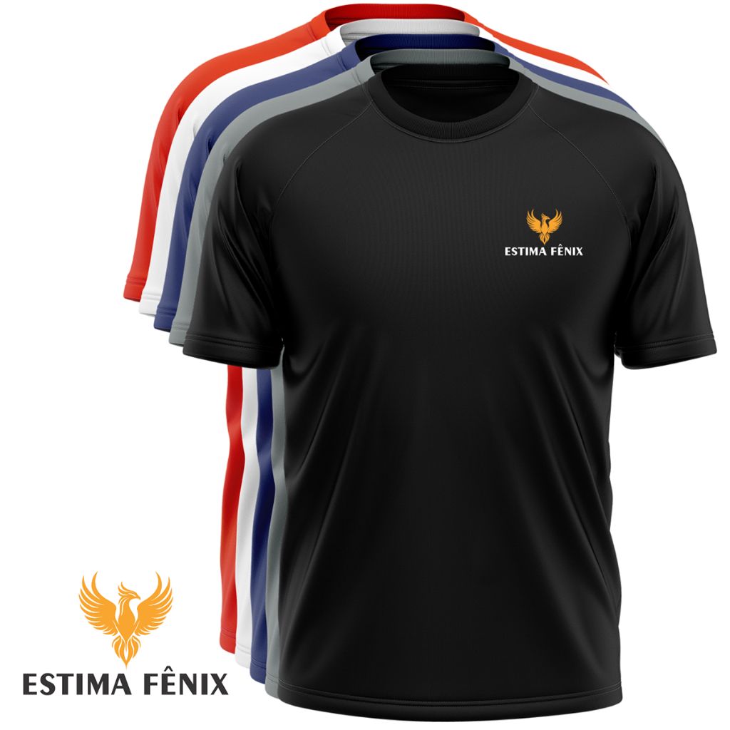 Kit 5 Camisetas Dry Fit Masculina Casual Treino Academia Esportes Exercícios Corrida MODA FENIX