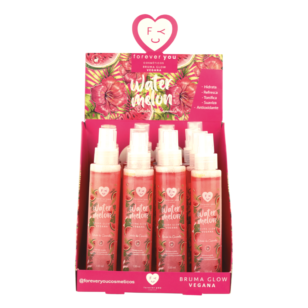 BOX BRUMA GLOW DE MELANCIA FOREVERYOU COSMETICOS em Oferta na Shopee