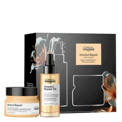 Kit L'oreal - Máscara 250g e Óleo Capilar 90ml AbsolutRepair Gold