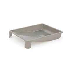 Bandeja Plástica 23cm Pintura Flex Cinza - Roma