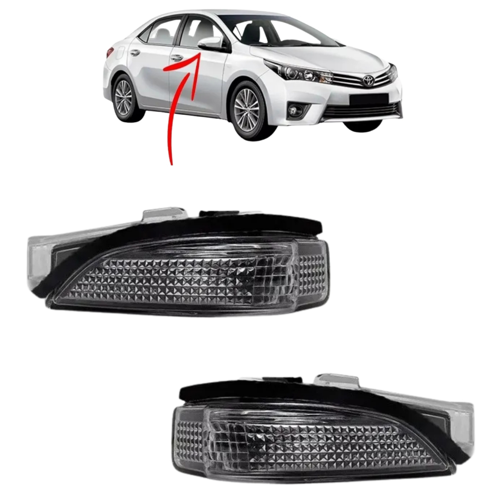 Par Pisca Retrovisor Toyota Corolla 2014 2015 2016 2017 2018 19