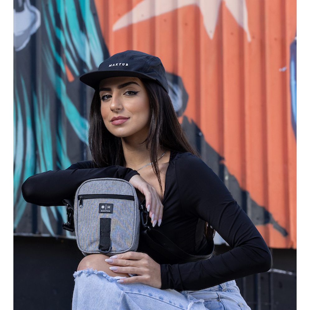 Shoulder Bag Maktub EDGE cinza streetwear sport urban transversal bolsa bag