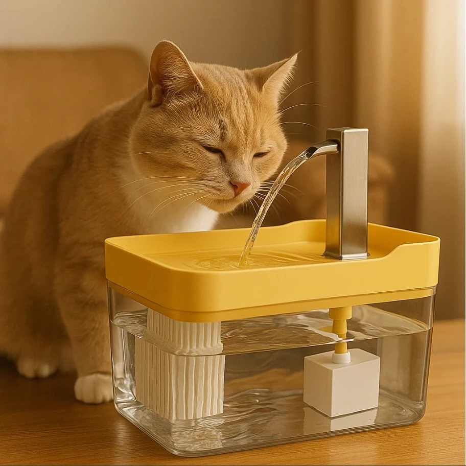 FONTE AUTOMÁTICA PARA GATOS COM FILTRO 1.5LIBOMBASILENCIOSA