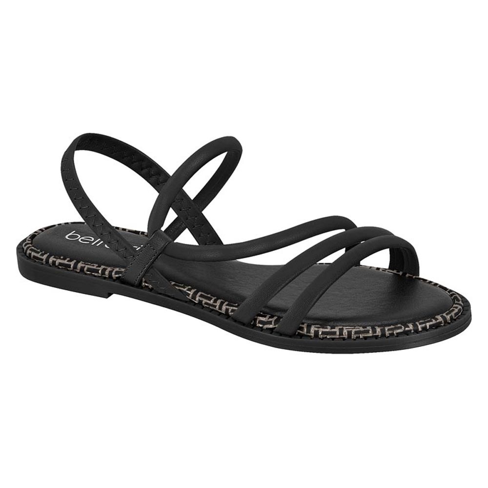 Rasteirinha Beira Rio Conforto Original Elastico e Tiras Strech Almofadada Detalhes em Oferta na Shopee