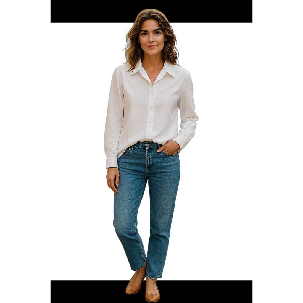 Camisa Blusa Social Feminina Manga Longa de Botão camisa feminina