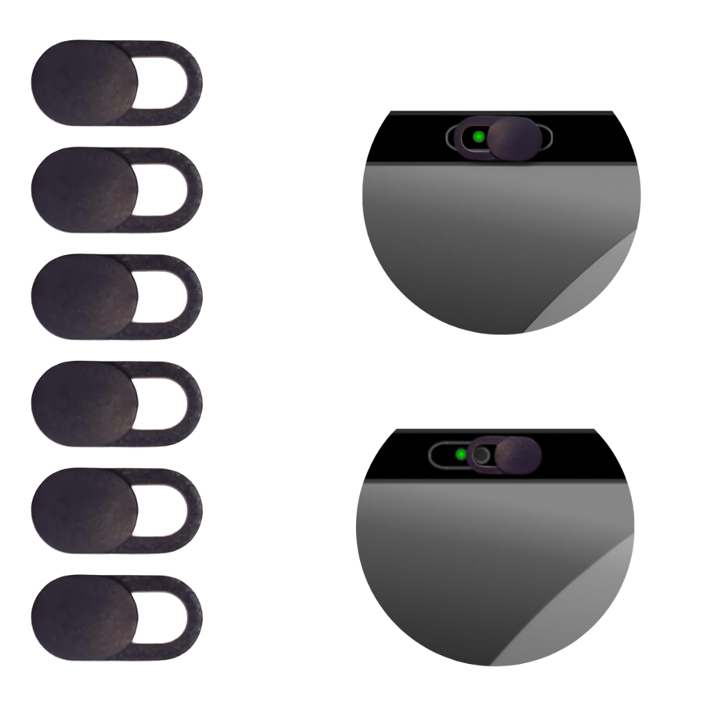 Pelicula Autoadesiva Ultrafina Tampa Webcam Notebook Privacidade Anti Espião Home Office 6 Un Pronta Entrega