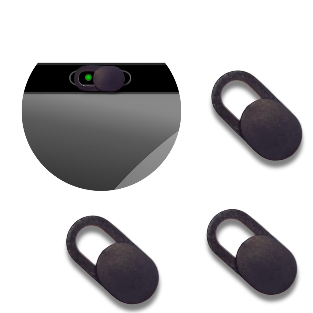 Kit 3 Película Ultrafina Privacidade Anti Espião: Tampa Bloqueador de Webcam Câmera  Notebook Laptop Computador Tablet