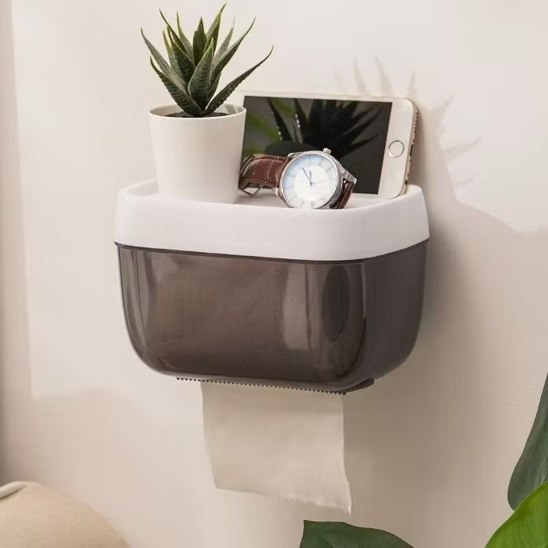 Porta Papel Higiênico De Parede À Prova D 'Água Colável em Oferta na Shopee