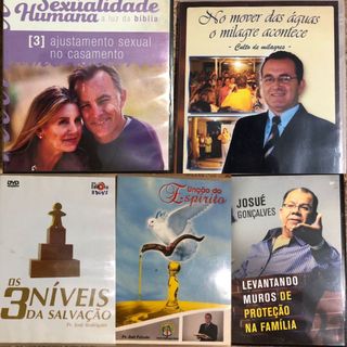 DVd - Coleção de DVDs Gospel – Shows e Pregações (Usados, em ótimo estado)