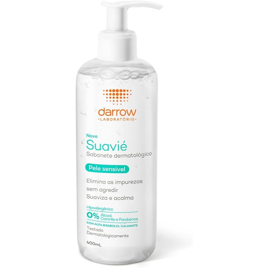 Sabonete Líquido Dermatológico Suavié Pele Sensível Com 400ml em Oferta na Shopee