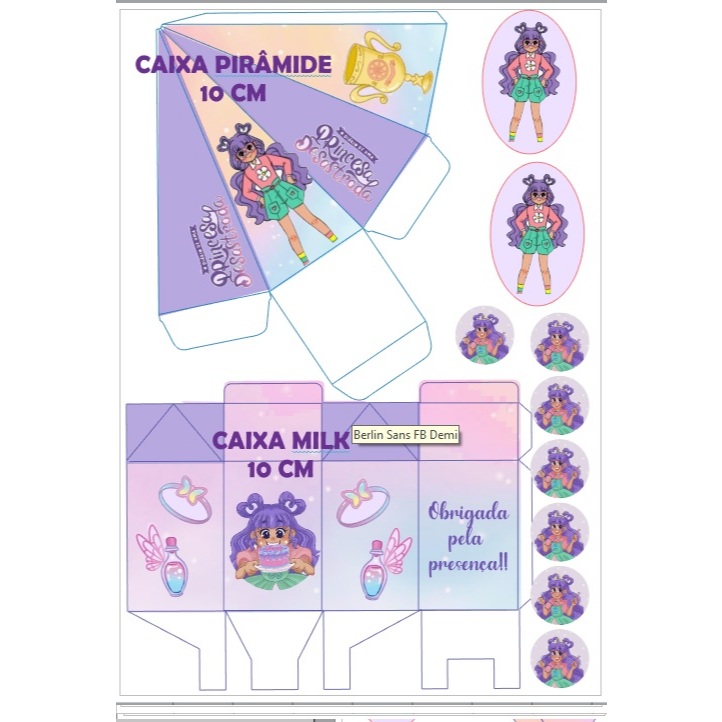 kIT PEGUE E MONTE 110 ITENS FESTA PERSONALIZADA O DIÁRIO DE UMA PRINCESA DESASTRADA - TODOS OS TEMAS em Oferta na Shopee