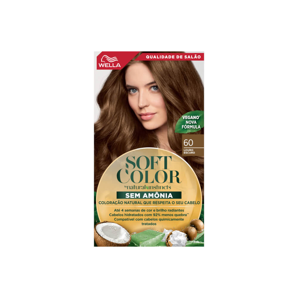 Tinta De Cabelo Soft Color Louro Escuro 60