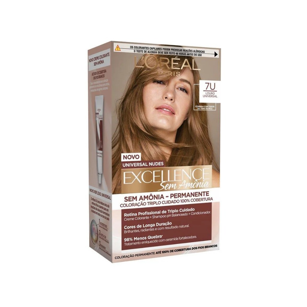 Tinta De Cabelo Imédia Excellence Sem Amônia Louro Universal em Oferta na Shopee