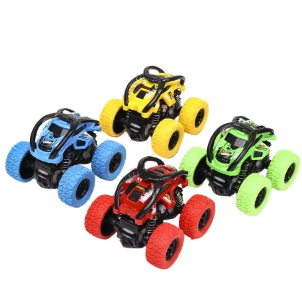 - 4  Carrinhos Monster Caminhão 360 Monster Truck 4x4 Menino  de Fricção colorido For Kids