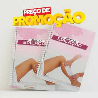 Apostila Depilação com Cera  - impressão preto e branco - *PROMOCIONAL* em Oferta na Shopee