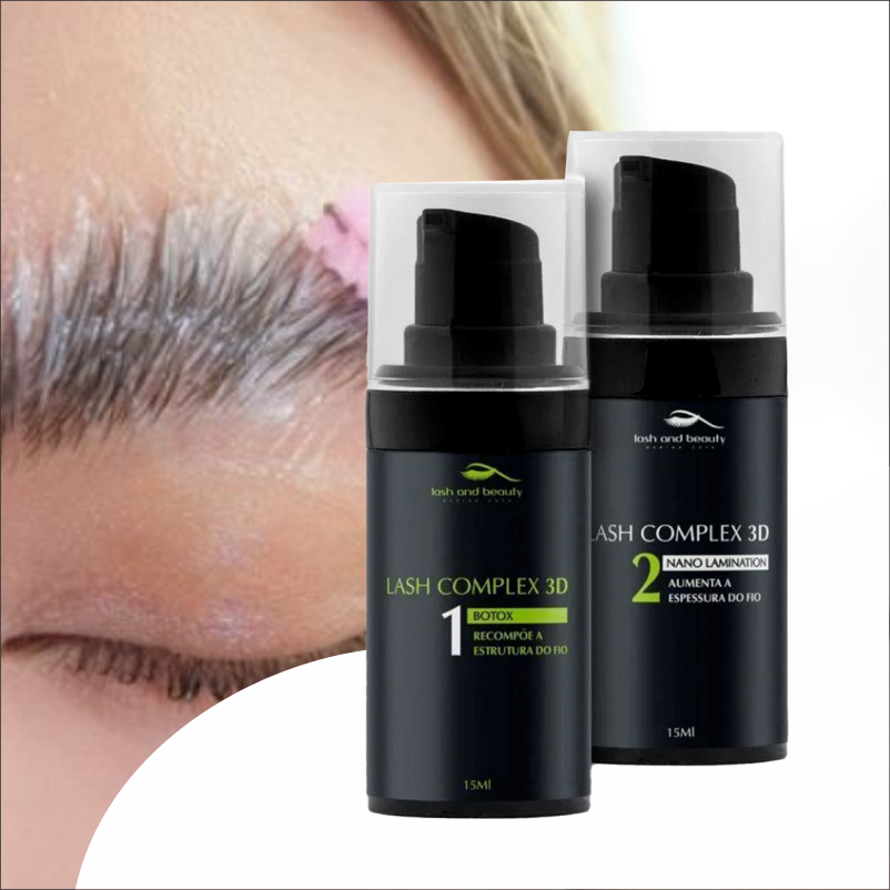 Kit Complex 3D Lash and Beauty Tratamento Profissional e Nano Laminação