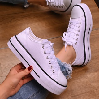 Tenis Plataforma Dia a Dia Tendencia Moda Trabalho Confortavel em Oferta na Shopee