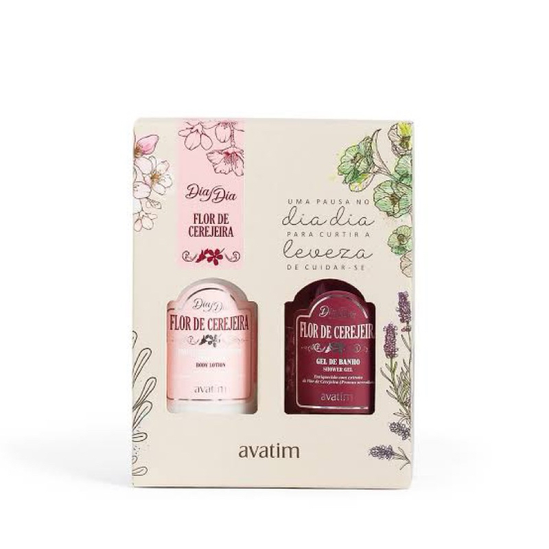 Kit Banho Refrescante Dia Dia Flor De Cerejeira Avatim