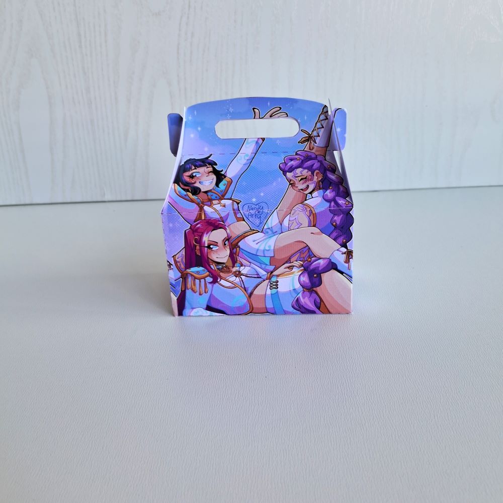 Caixa Maleta Personalizada Guerreiras K POP HUNTRIX | Lembrancinha de Festa | Aniversário