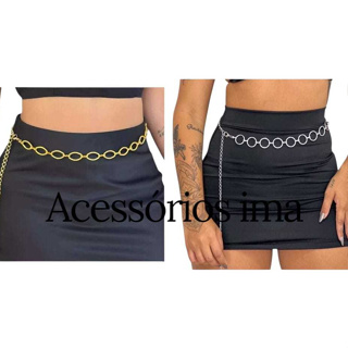 kit 2 Cinto Feminino Corrente Adulto Tamanho Único e Plus Size em Oferta na Shopee