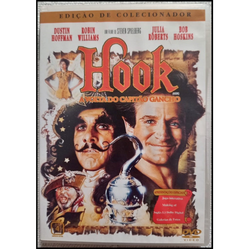 DVD Hook - A Volta do Capitão Gancho - Original