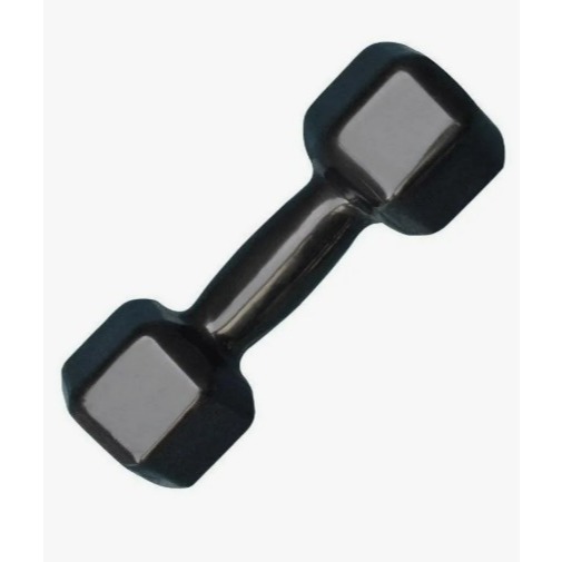 Halter Sextavado Emborrachado 5Kg – Peso para Academia, Treino em Casa e Musculação