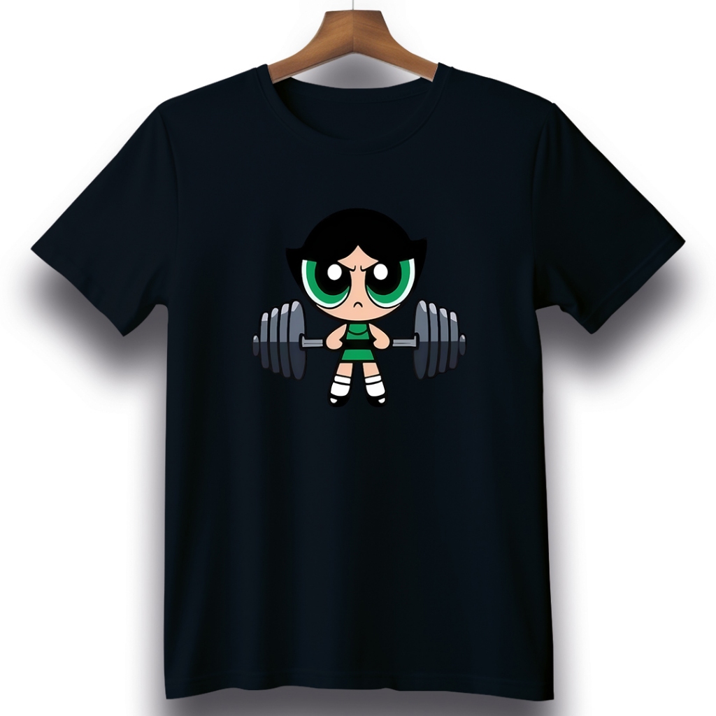 Camiseta Estampada Academia Blusa para Treino Meninas Super Poderosas