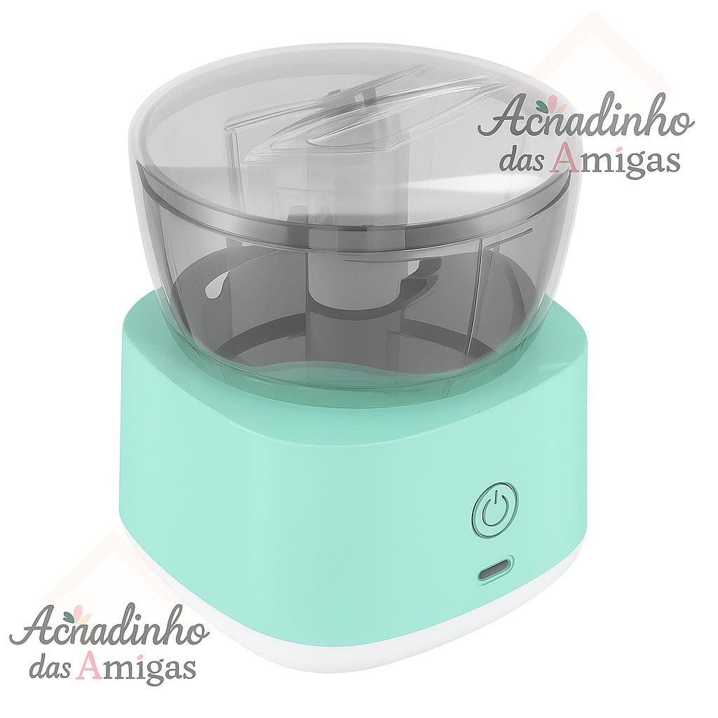 Mini Processador E Triturador De Alimentos Elétrico Potente - 250ml Bivolt