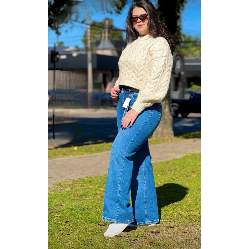 Suéter Feminino Cropped Enfim Tricot Off-white Enfim (Malwee)