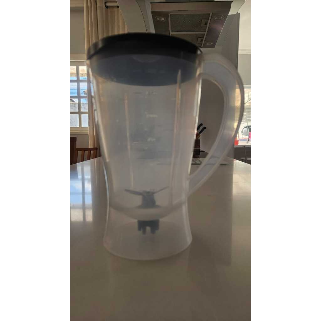 Compatível com: Copo Mondial Easy Power l 550 w ( Tampa Preta)  Translucido - 9450