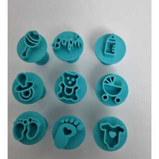 Carimbos para Doces – Coleção Chá de Bebê - 9 Modelos em Oferta na Shopee