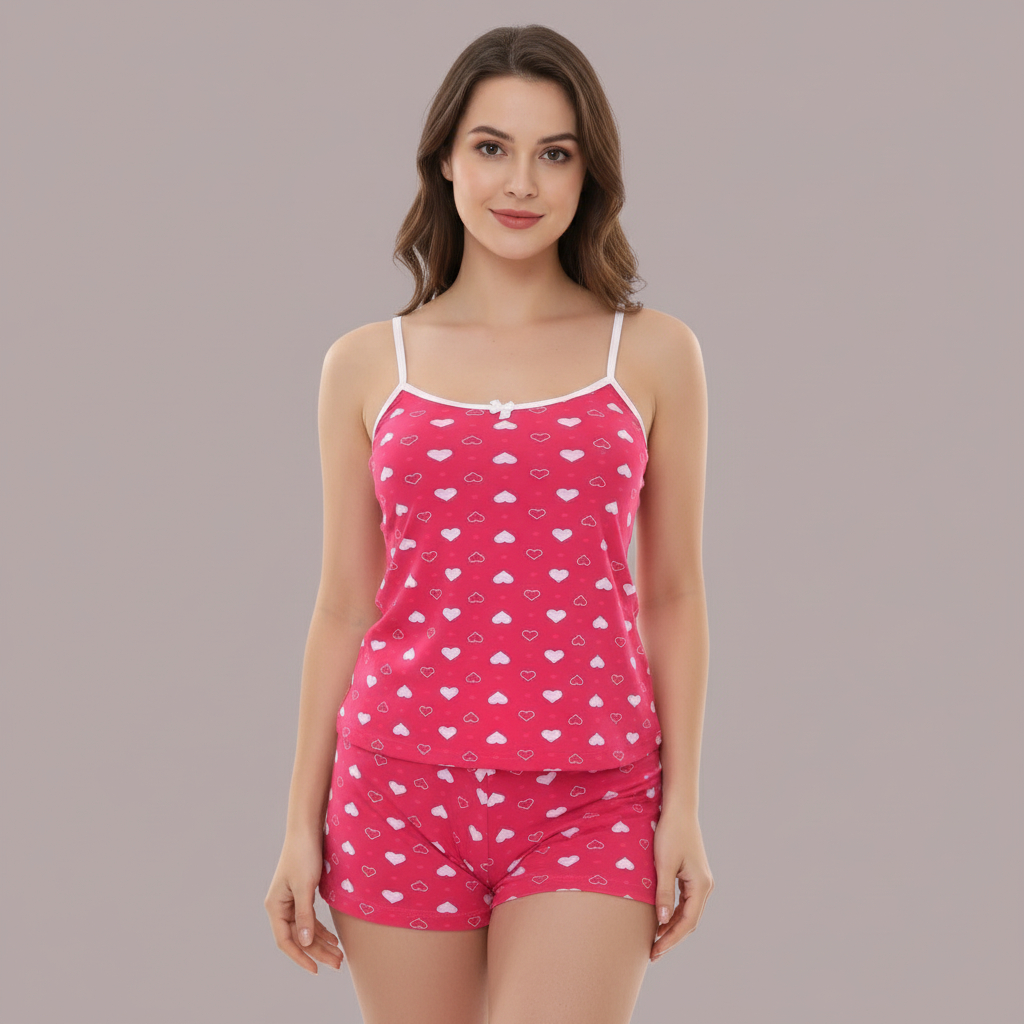 Short Doll Baby Doll Pijama Com Regulador Microfibra Confort Estampado Fresquinho Conjunto Feminino