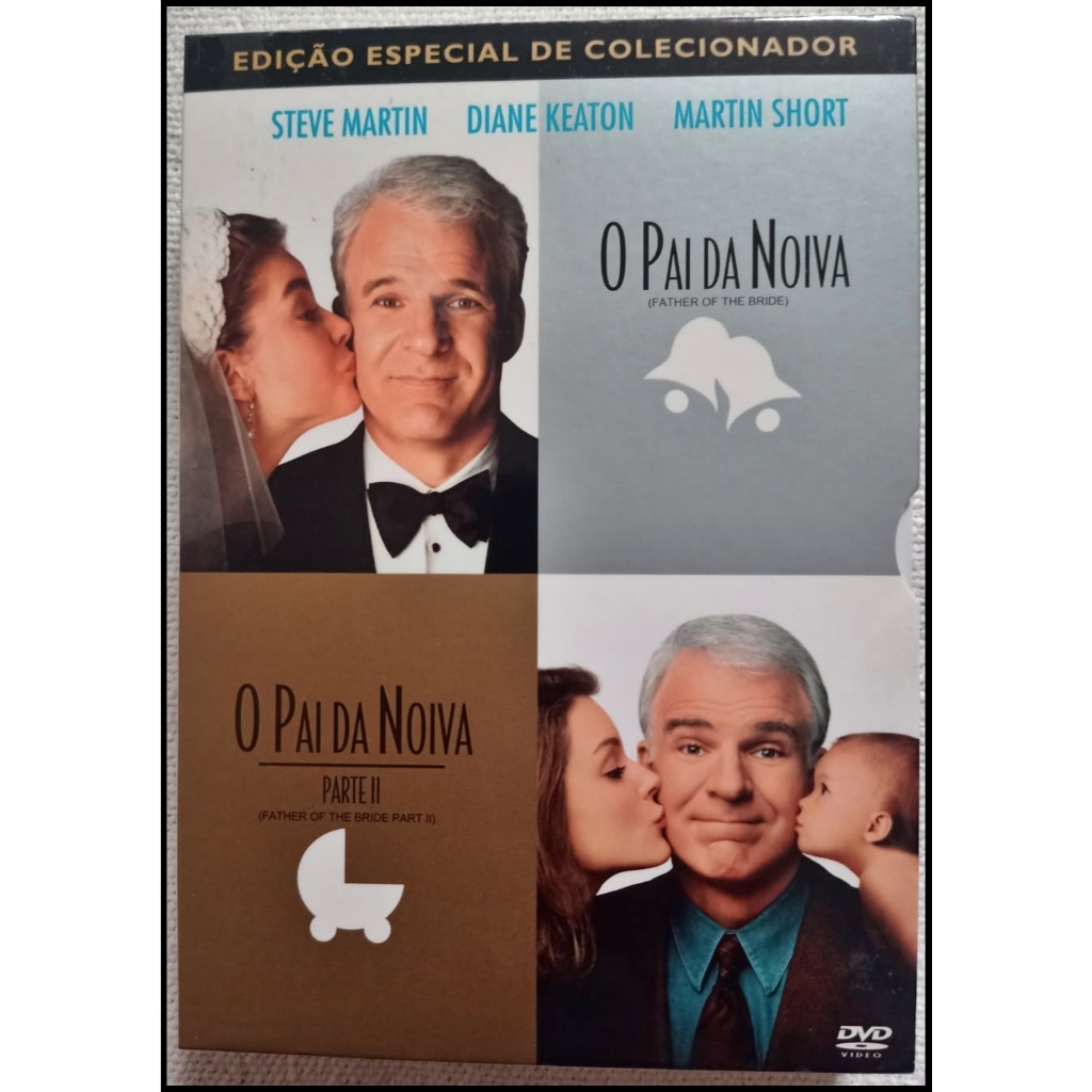 Box DVD O Pai da Noiva 1 & 2 - Original Lacrado