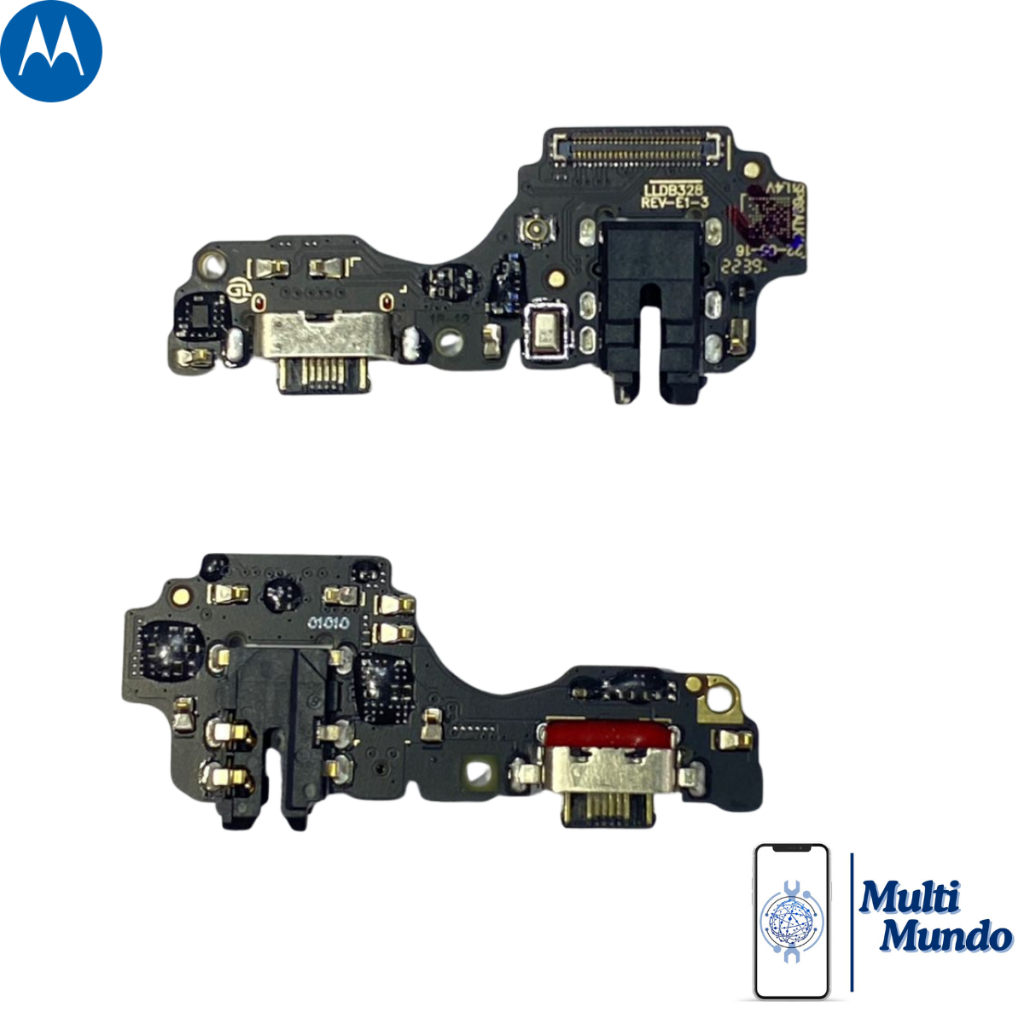 Placa Flex Carga Conector Microfone Compatível Moto G32 Xt2235