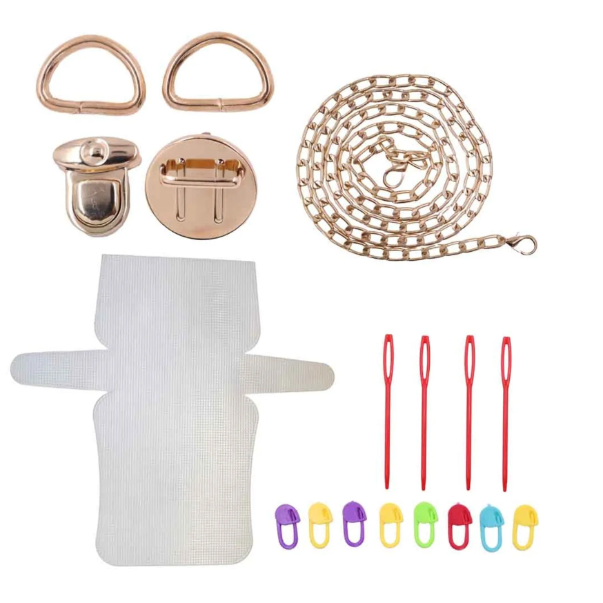 Kit Malha Chenille Para Bolsa de Croche - Varios Modelos em Oferta na Shopee